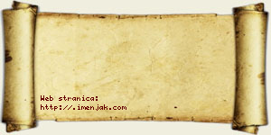 Nadja Peruničić vizit kartica